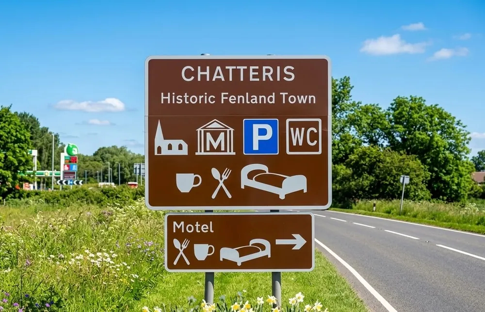 The Fenland market town of Chatteris in Cambridgeshire